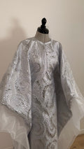 ABAYA BROCARD ORGANZA - Argenté